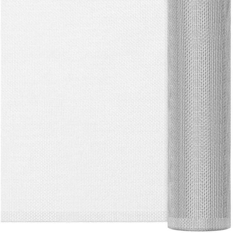 

Malla mosquitera de aluminio plateada 112x500 cm