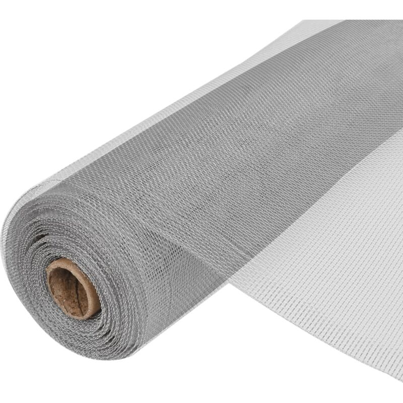 

Malla mosquitera de aluminio plateada 150x500 cm - Plateado