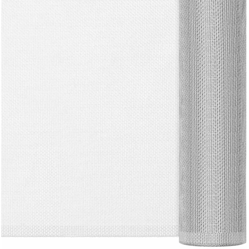 

Malla mosquitera de aluminio plateada 60x500 cm