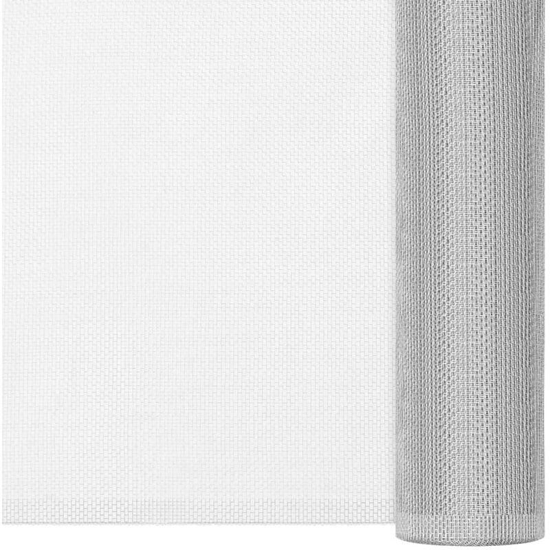 

Malla mosquitera de aluminio plateada 60x500 cm