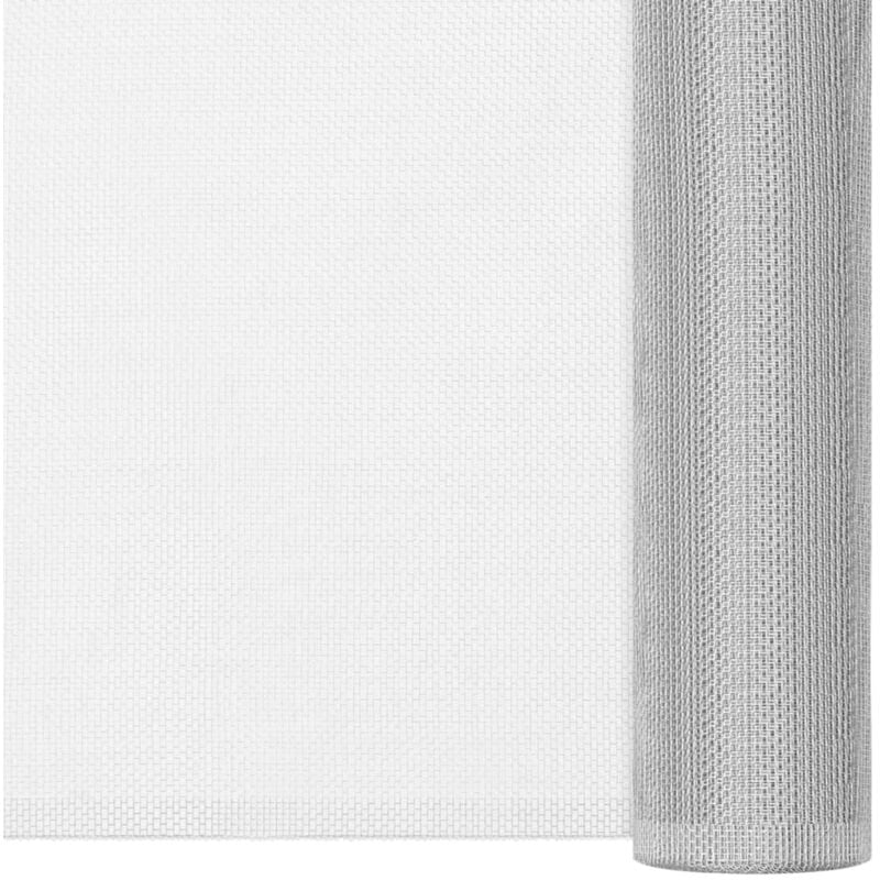 

Malla mosquitera de aluminio plateada 80x500 cm