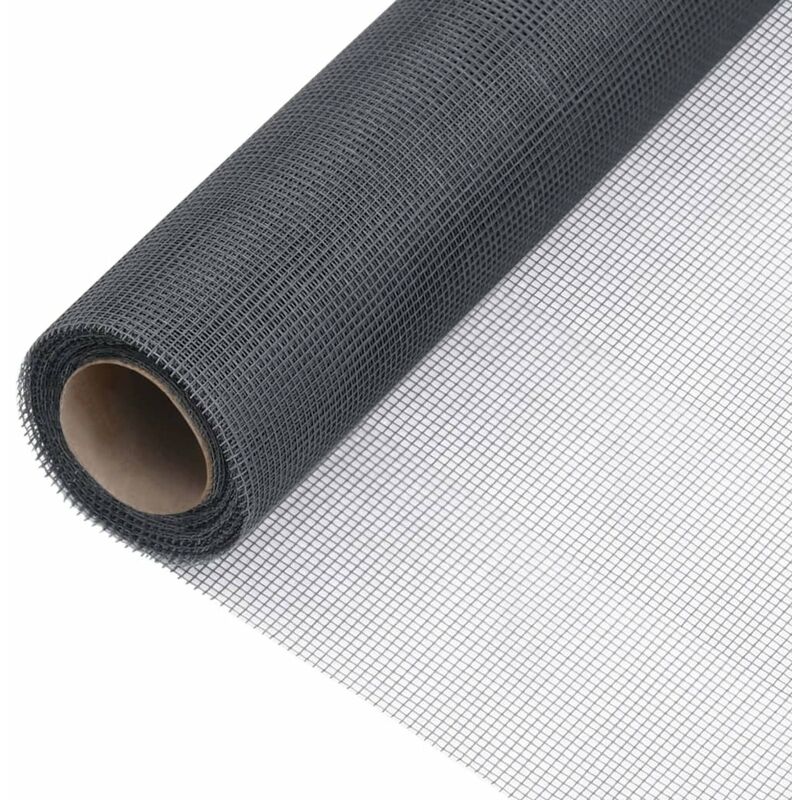 

Malla mosquitera de fibra de vidrio gris 80x2000 cm