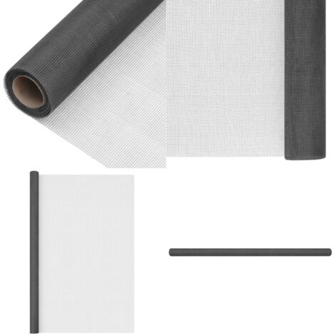 Malla mosquitera de fibra de vidrio negra 100x2000 cm - Mosquitera - Malla para puertas