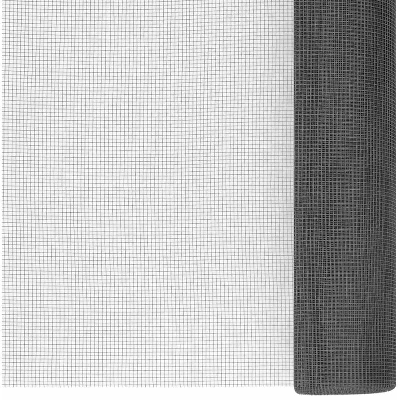 

Malla mosquitera de fibra de vidrio negra 112x1000 cm