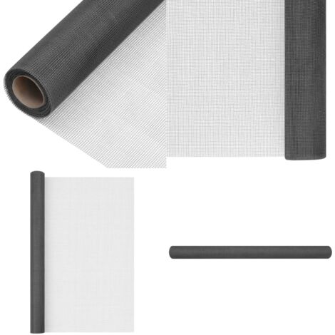 Malla mosquitera de fibra de vidrio negra 60x500 cm - Mosquitera - Malla para puertas
