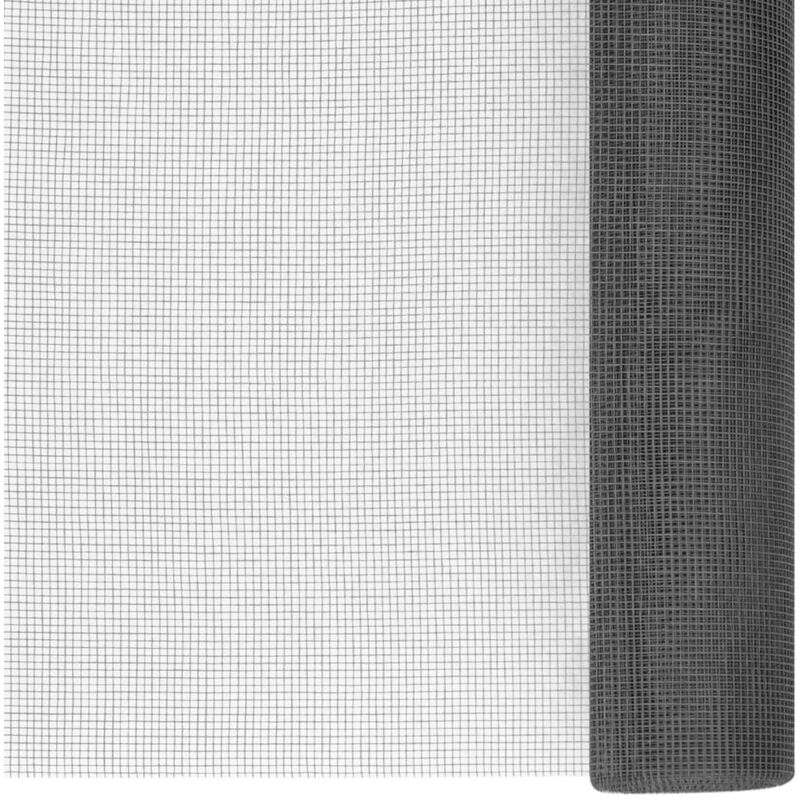 

Malla mosquitera de fibra de vidrio negra 80x500 cm