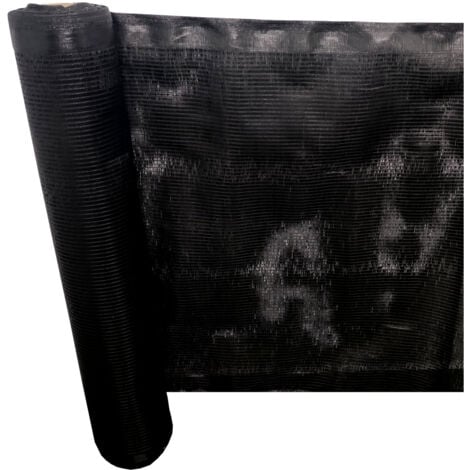 Malla Ocultación 2X50M 100% Poliamida Alta Densidad 80% Ocultación Malla Sombreo Negro