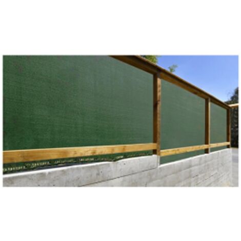 Malla ocultacion sombreo premium 1,5 x 5 m verde oscuro