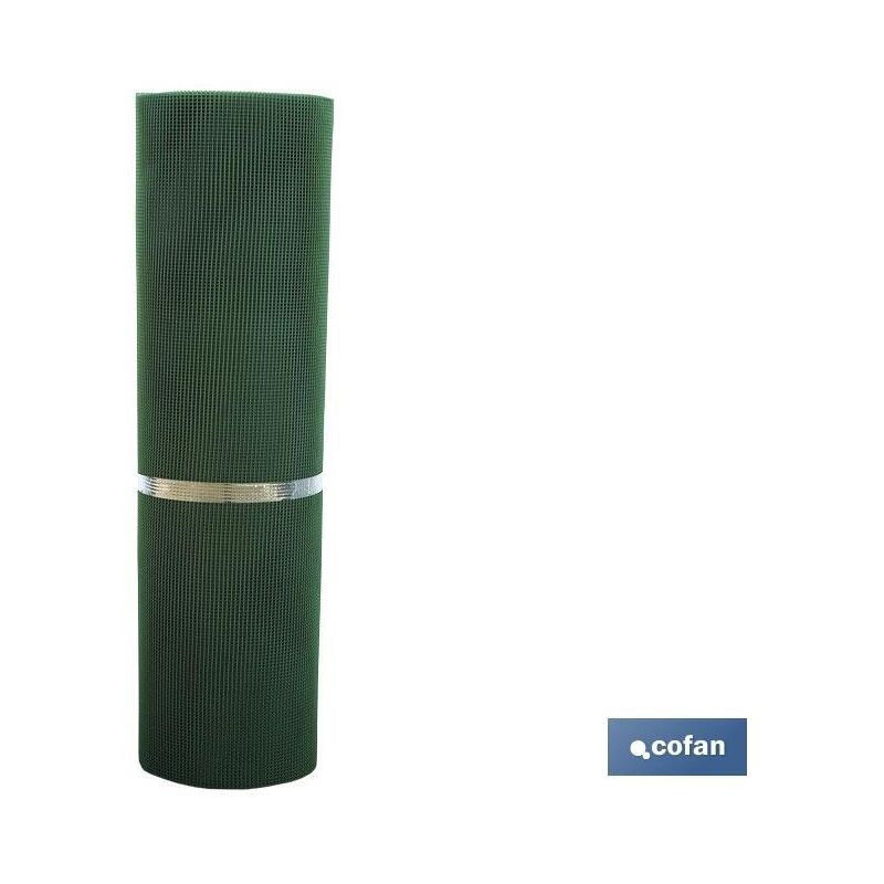 

Malla plast cuadrada jardin 5mm verde 1x25m