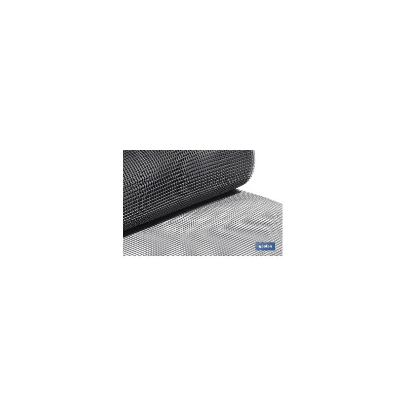 

Malla plast cuadrada jardin 10mm gris plata 1x25m