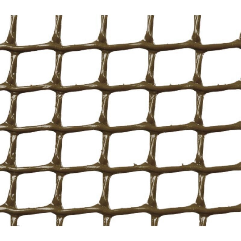 

MALLA PLASTICA CUADRADA 0,5x0,5 cm MARRON - 1x25 m