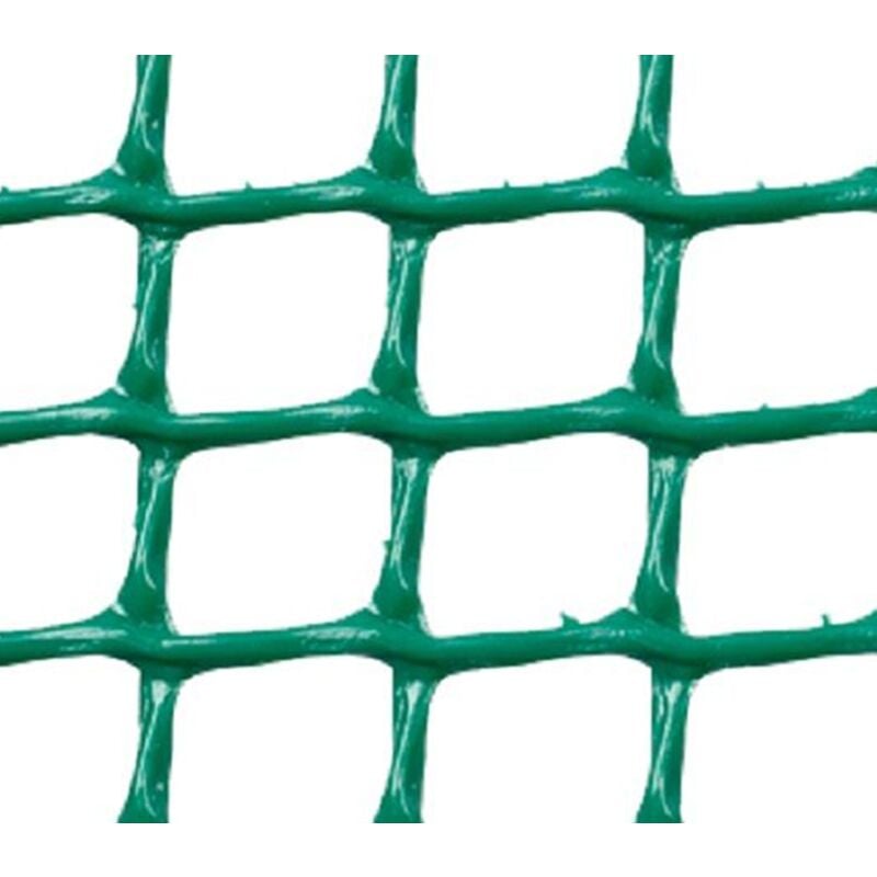 

MALLA PLASTICA CUADRADA 1x1 cm VERDE - 1x5m
