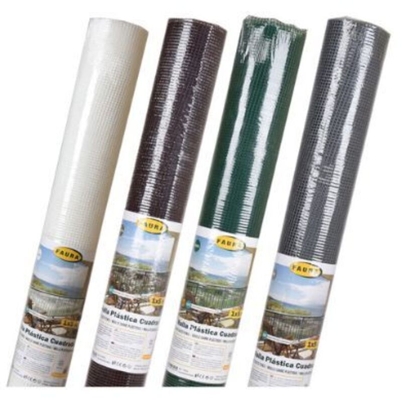 

MALLA PLASTICA CUADRADA 1x1 cm VERDE - 1x25 m