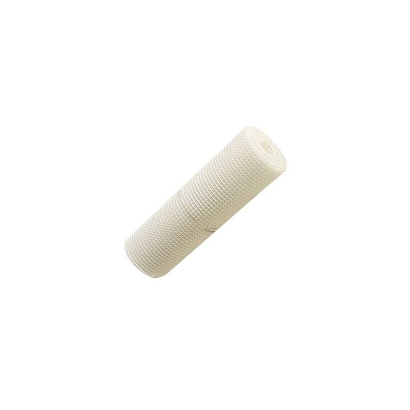 

R/25m. malla plastico eco 5x5(c-104)1m. blanca cuadranet