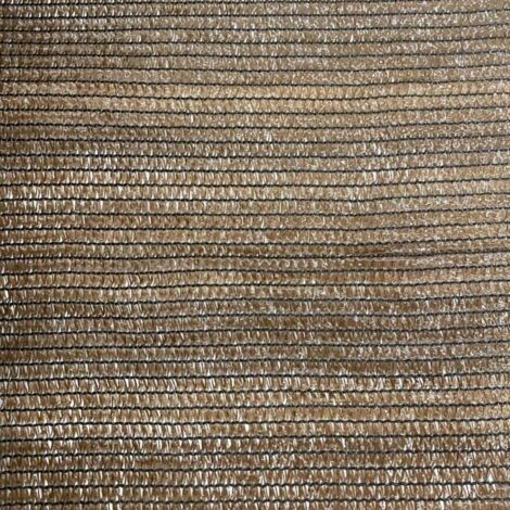 MALLA SOMBREO 1 MT 90% MARRON ROLLO 100 M