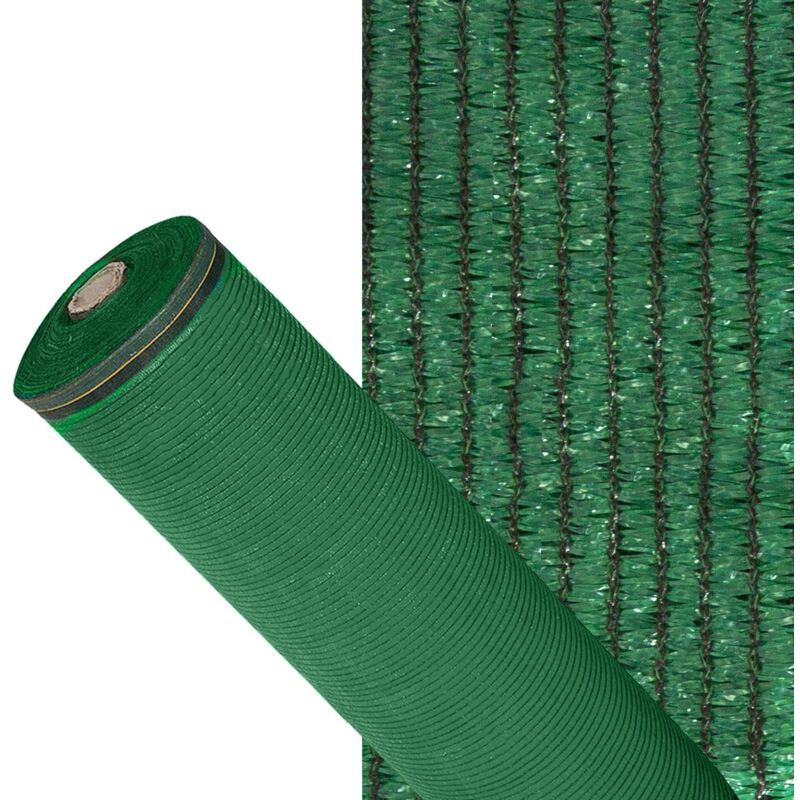 

Malla sombreo 90%, rollo 1 x 50 metros, reduce radiación, protección jardín y terraza, regula temperatura, color verde claro