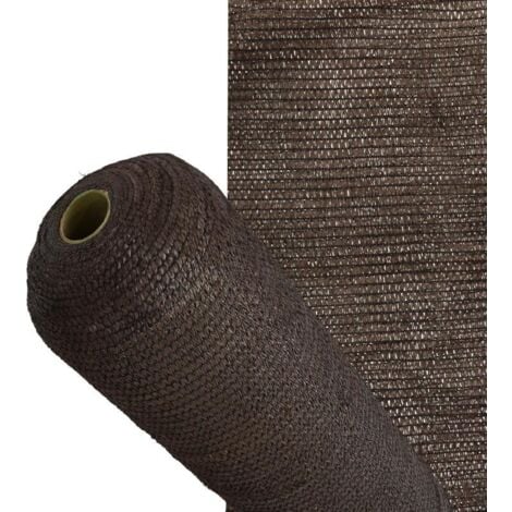 SATURNIA Malla Sombreo Rollo 2 x 50 metros, Reduce Radiación, Protección Jardín y Terraza, Regula Temperatura, Color Marrón