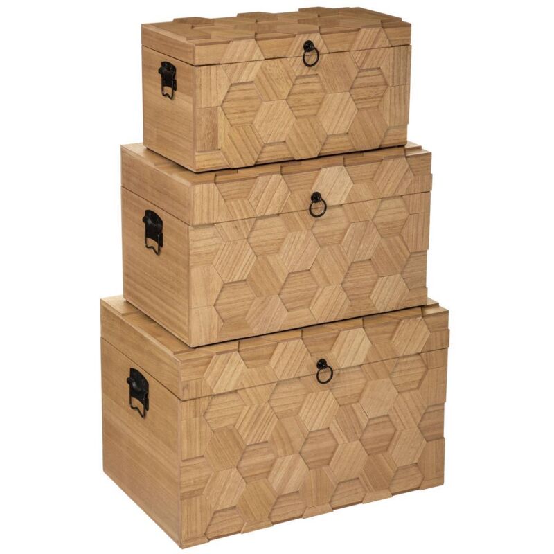 Lot de 3 malles Arty