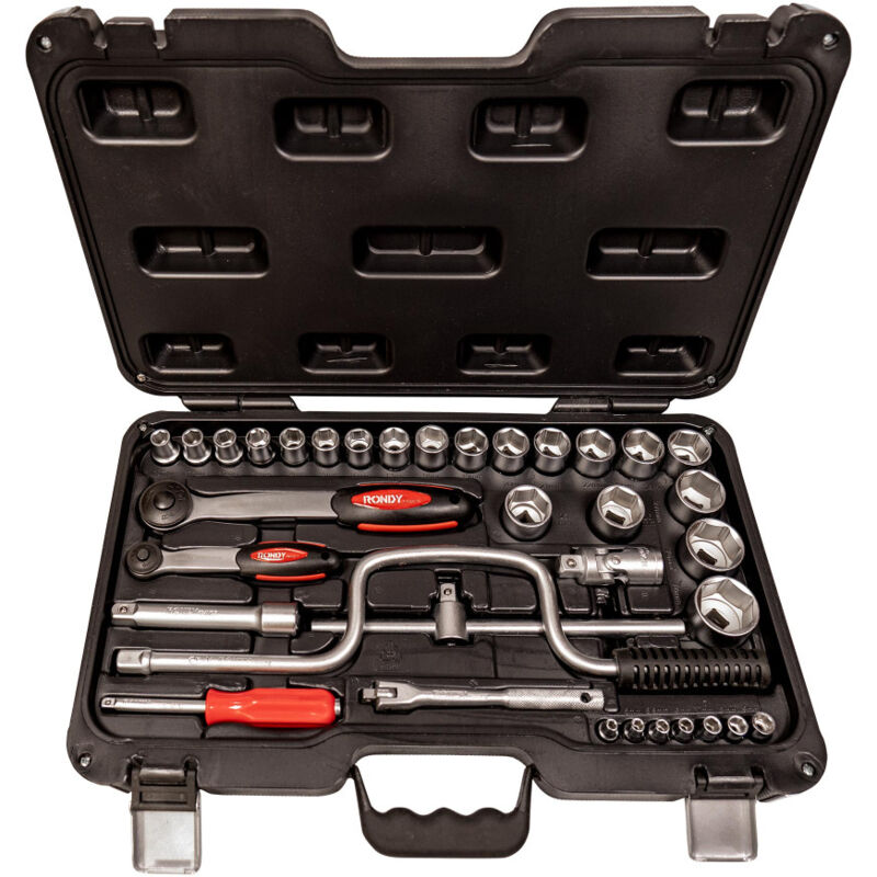 Mallette 27 douilles 35 pièces acier chrome-vanadium - Rondy