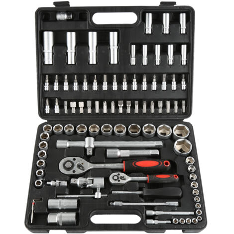 Mallette à outils à cliquet/écrou 94/108/172/ 192tlg Ratchet