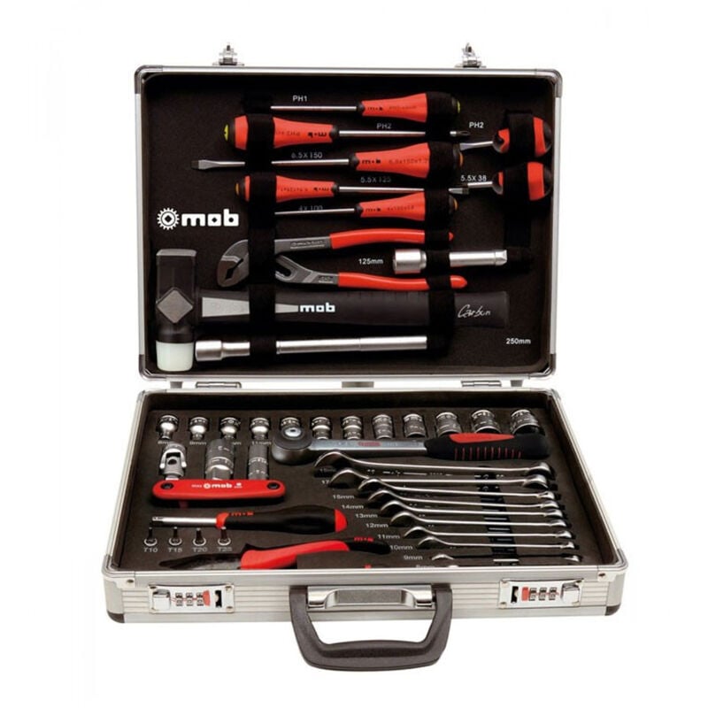 Mallette alu 51 pièces mob