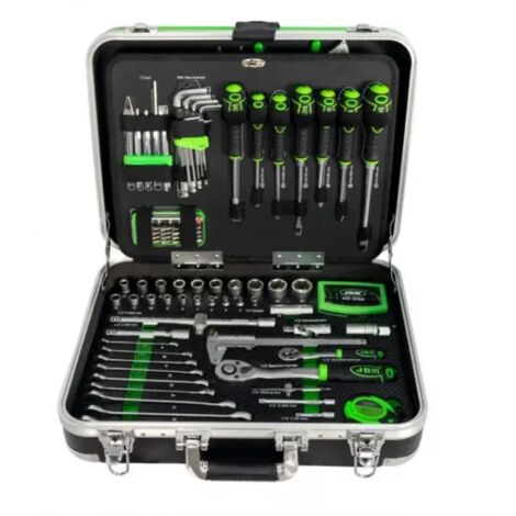 Mallette à outils de 198 pièces avec douilles hexagonales  JBM53928