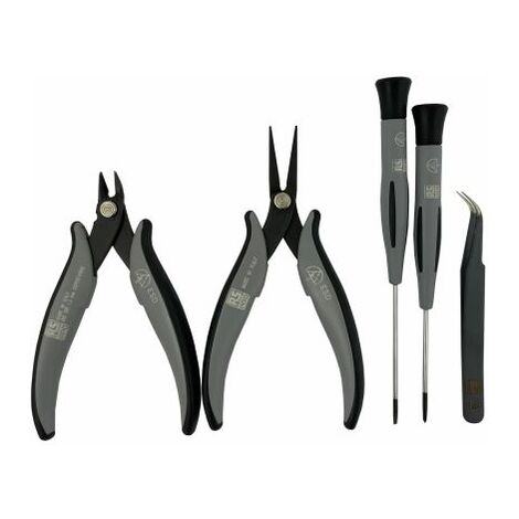 Mallette à outils ESD RS PRO, Jeu de 5 pièces ( Prix pour 1 )