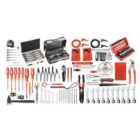 Mallette à outils pour Electriciens Facom, Jeu de 172 pièces ( Prix pour 1 )