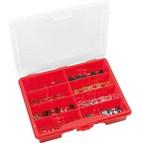 Mallette d’assortiment de fusibles plats, Mini, 80 pièces