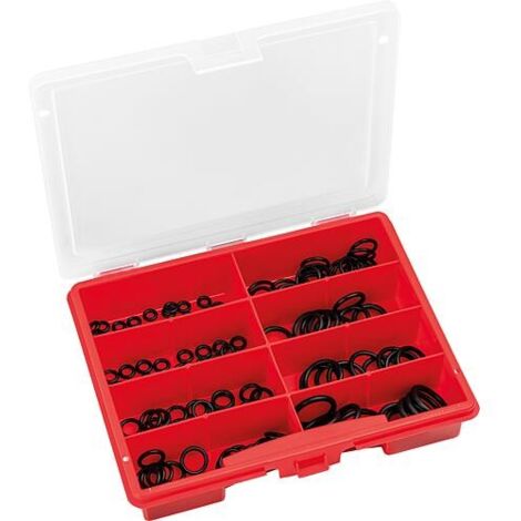 Mallette d’assortiment de joints toriques, NBR 70 résistant à l’huile, 130 pièces