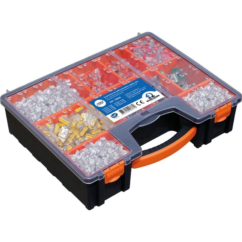 Mallette de plusieurs bornes de connexions rapides FastLock 1950 pièces