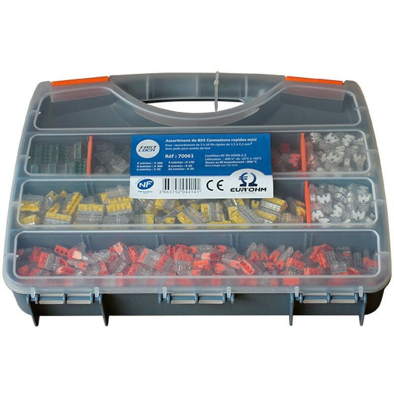 Mallette de 805 connexions rapides (70061)