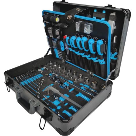 Mallette de dÃ©pannage en aluminium 133 outils STILKER - 15155