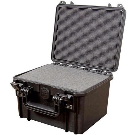 Mallette de rangement 258 x 168 x 243 mm – MAX235H155S – Étanche avec insert en mousse – Pour chantiers humides et espaces confinés – Max Products - X798501