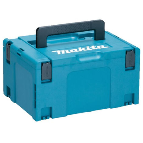 Makita – Mallette de rangement empilable 396mm x 296mm x 210mm – Plastique robuste – Compatible avec systèmes de mallettes Makpac - 821551-8