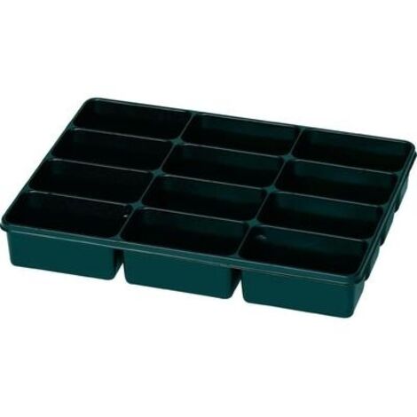 Mallette de rangement séparations fixes 815351 (L x l x H) 335 x 235 x 50 mm Nombre de compartiments: 12 1 pc(s)