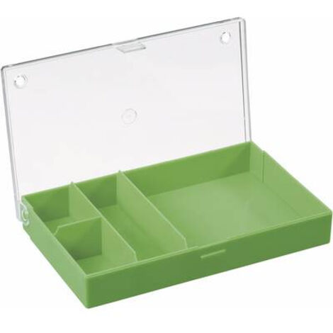 MALLETTE DE RANGEMENT SÉPARATIONS FIXES HÜFNER DÜBEL 800002 (L X L X H) 164 X 31 X 101 MM NOMBRE DE COMPARTIMENTS: 4 1 PC(S)