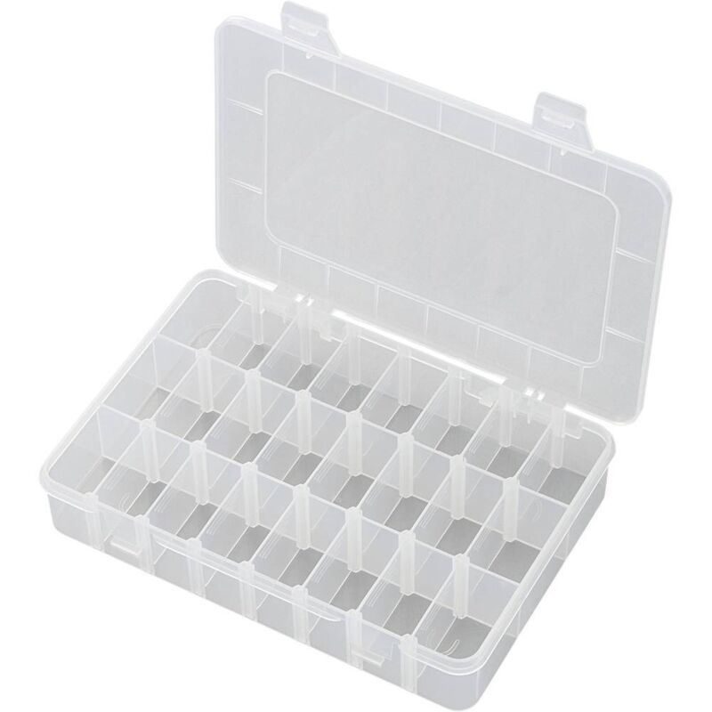 Tru Components - boîte de rangement séparations variables EKB-206 1564425 (l x l x h) 200 x 130 x 35 mm nombre de comparti