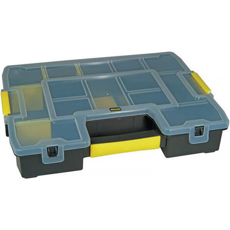 Mallette de rangement SortMaster Junior l375xP292xH67mm 14 compartiments STANLEY