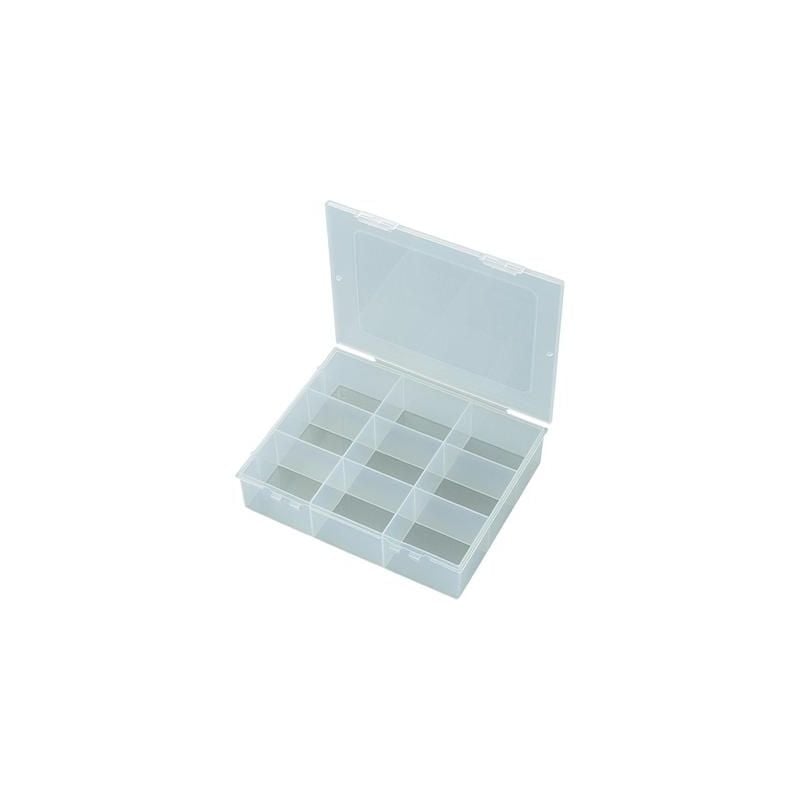 Tru Components - boîte de rangement séparations fixes E-112-1 1565067 (l x l x h) 190 x 145 x 42 mm nombre de compartiment