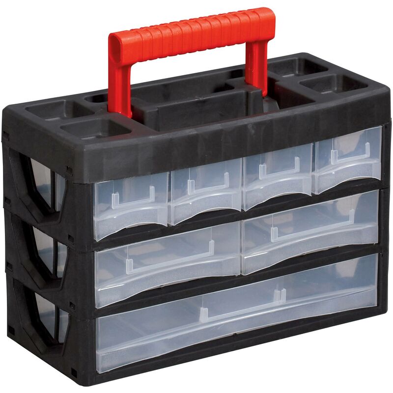 Mallette de rangement VISO 3//11 (L x l x H) 320 x 150 x 210 mm Nombre de compartiments: 11 1 pc(s) W604671