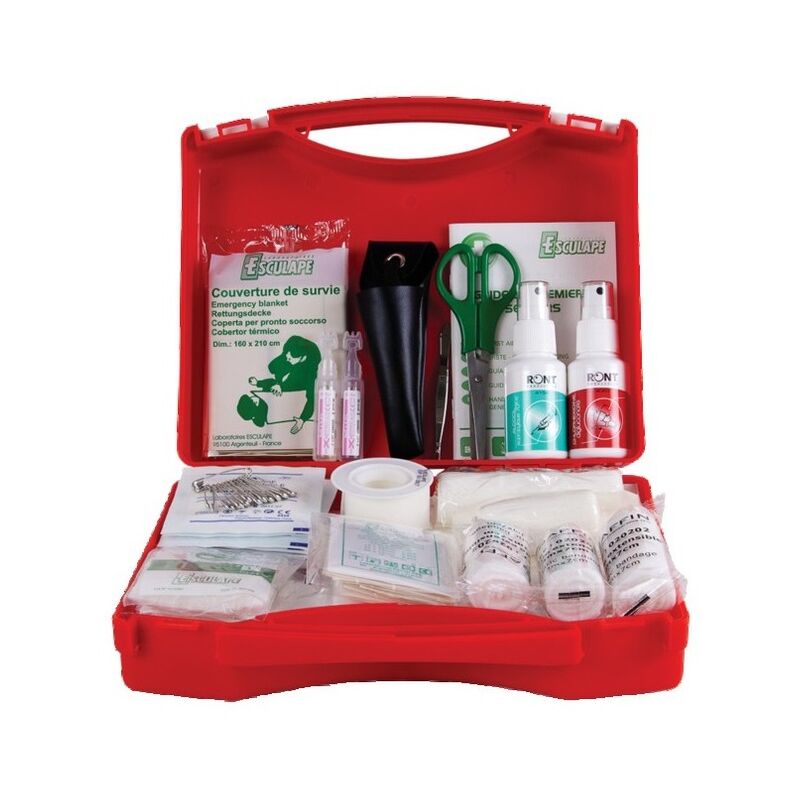 Trousse de secours asep btp pour 10 personnes - laboratoires esculape