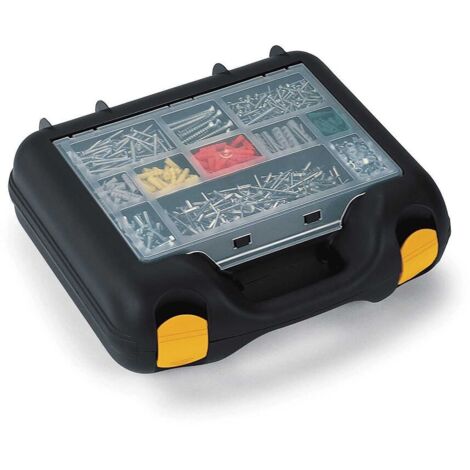 Mallette de transport pour perceuse avec 11 compartiments 38,7x34x13cm