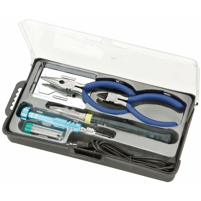 Fuienko - Mallette d'outils avec fer à souder Usb Hrv7602