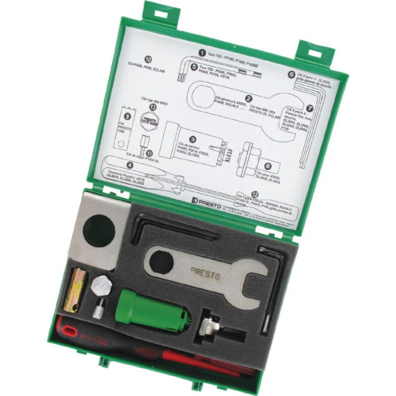 Mallette outillage maintenance Presto ref.91001