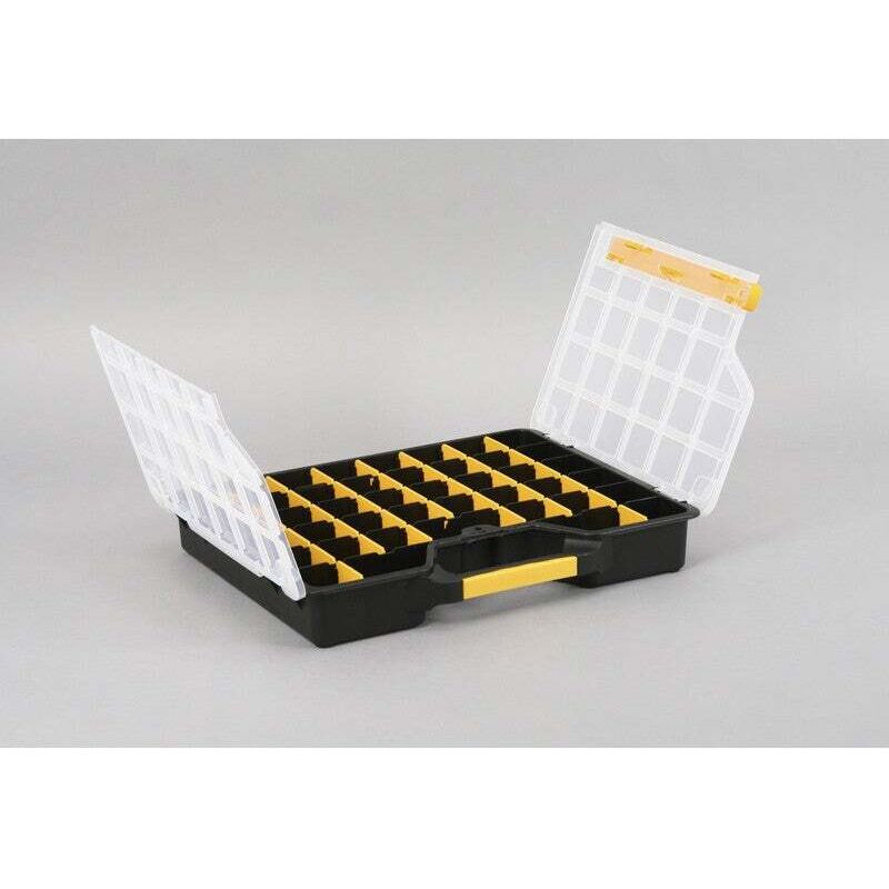 Allit EuroPlus Basic 457430 Bo&icirc;te de rangement Noir Jaune Transparent