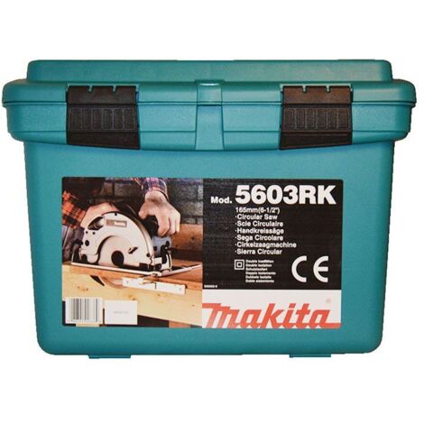 Mallette pour scie circulaire 5603RK et 5705RK – Plastique résistant – Transport sécurisé – Compatible avec modèles Makita