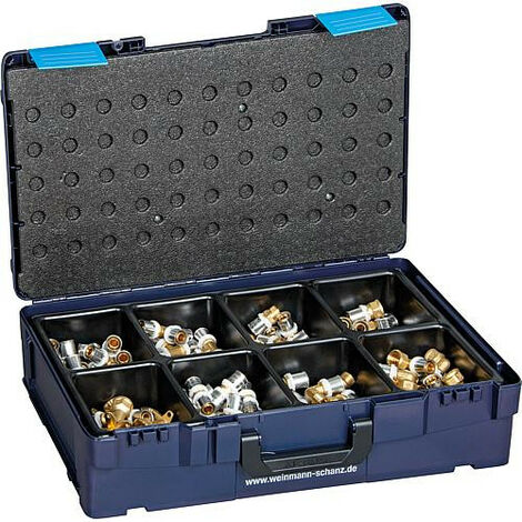 Mallette raccord WS-Press (TH) 80 pieces, D : 20mm en WS XL-Boxx BG