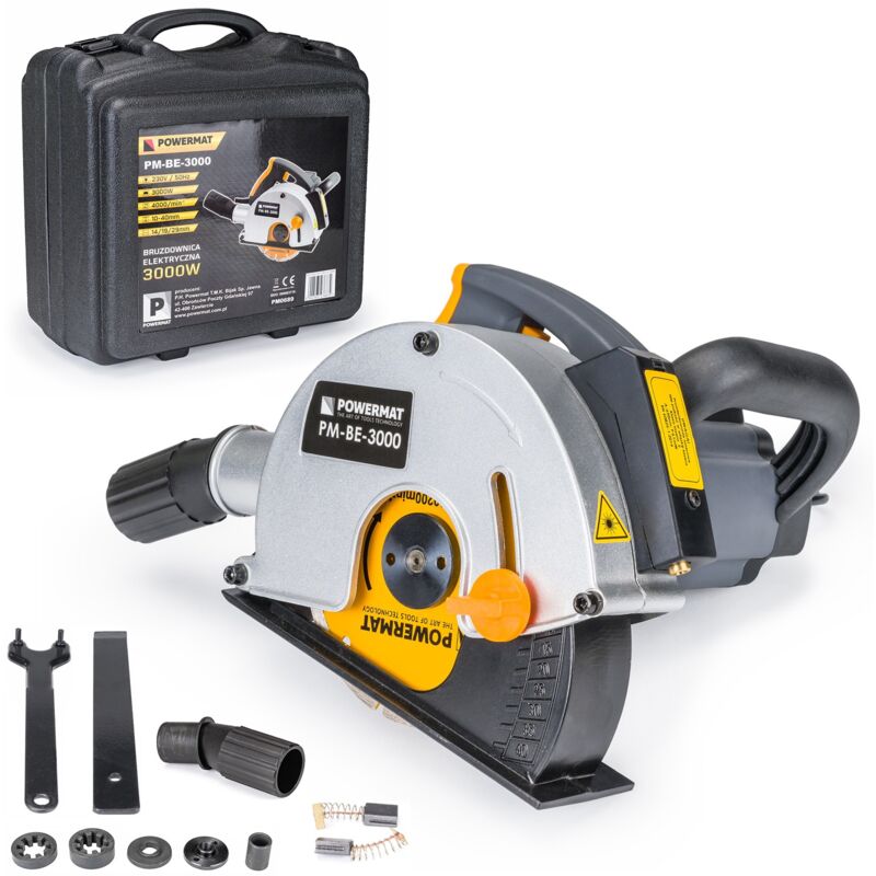 Rainureuse Murale électrique 3000 w Avec étui