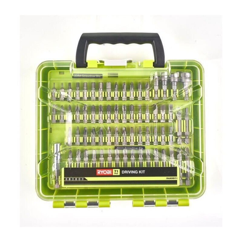Ryobi - Mallette 71 accessoires de vissage mixte RAKDD71